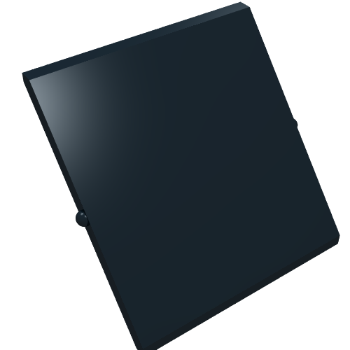 Lego Glass for Window 4 x 4 x 3 Roof / Black