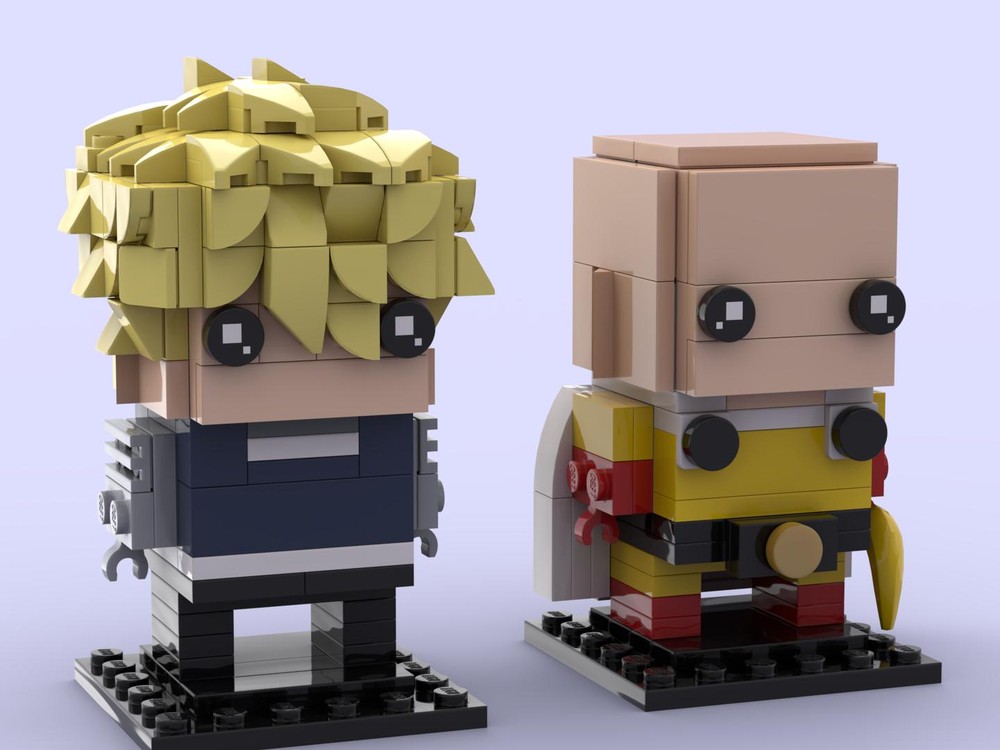 Lego Saitama and Genos - One Punch Man