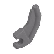 Lego Animal / Creature Body Part, Claw with Clip / Flat Silver