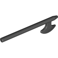 Lego Weapon Halberd / Axe / Black