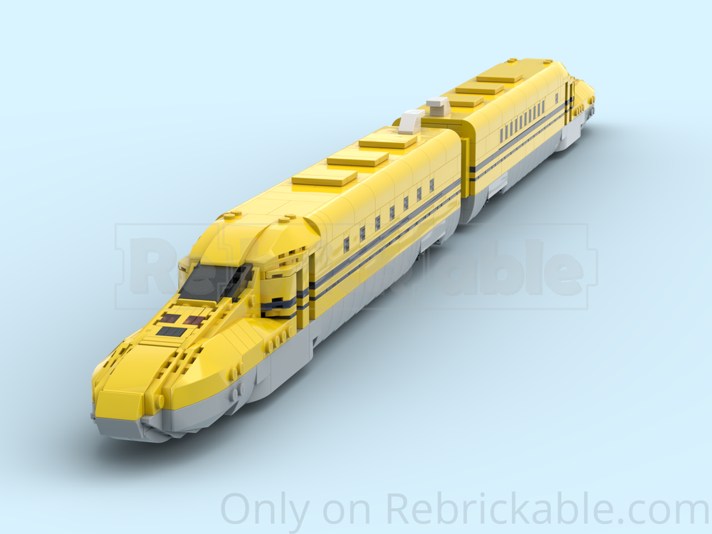 Lego Shinkansen: Dr. Yellow (923 Class) Coach 1 & 7