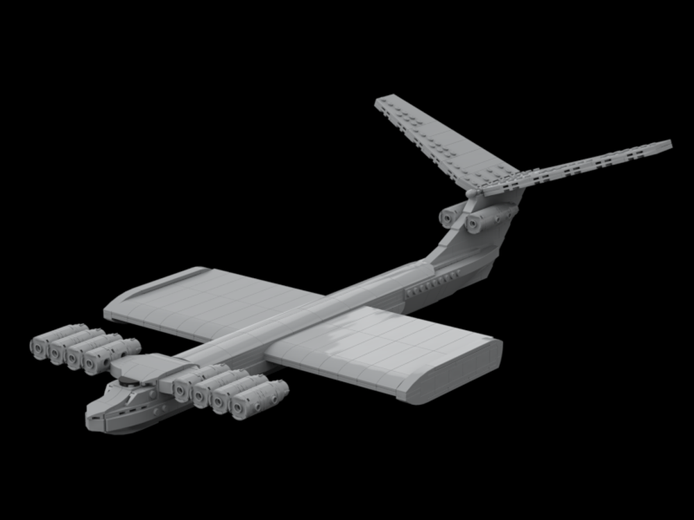 Lego Caspian Sea Monster (Korable Maket Soviet Ekranoplan)
