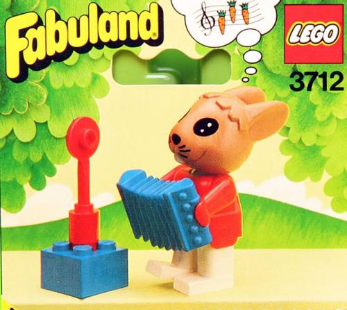 Lego Robby Rabbit and Accordion