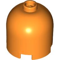 Lego Brick Round 2 x 2 x 1 2/3 Dome Top, Blocked Open Stud / Orange