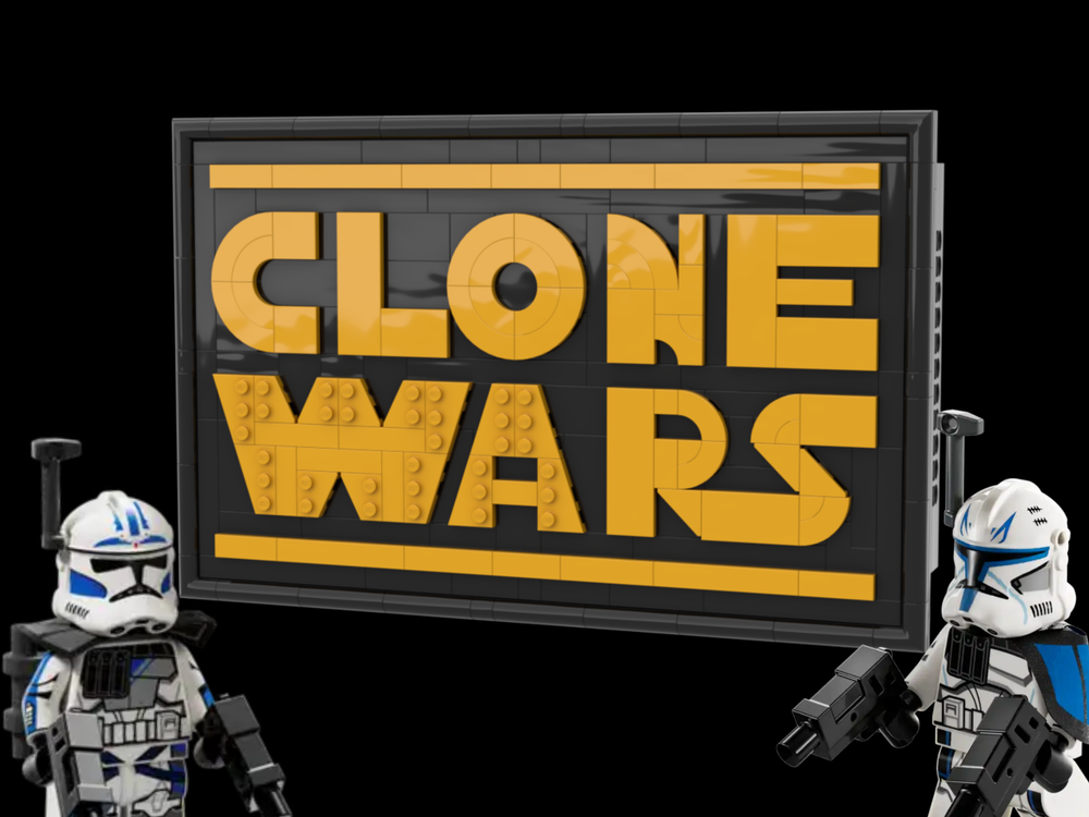 Lego "CLONE WARS" Wall Art