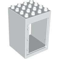 Lego Duplo Building Door Frame / Entryway 4 x 4 x 5 / White