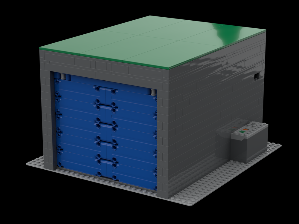 Lego Garage with Motorized Door