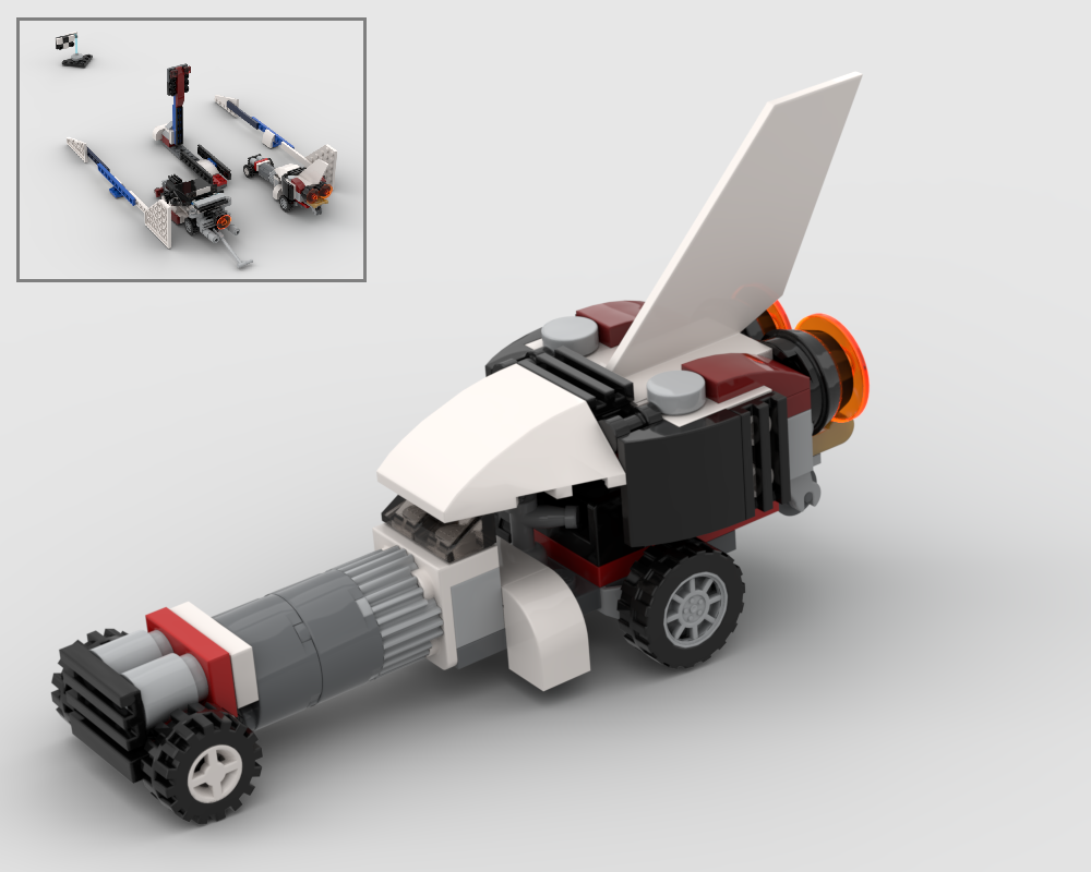 Lego 31091 - Drag Race - Modern Dragster