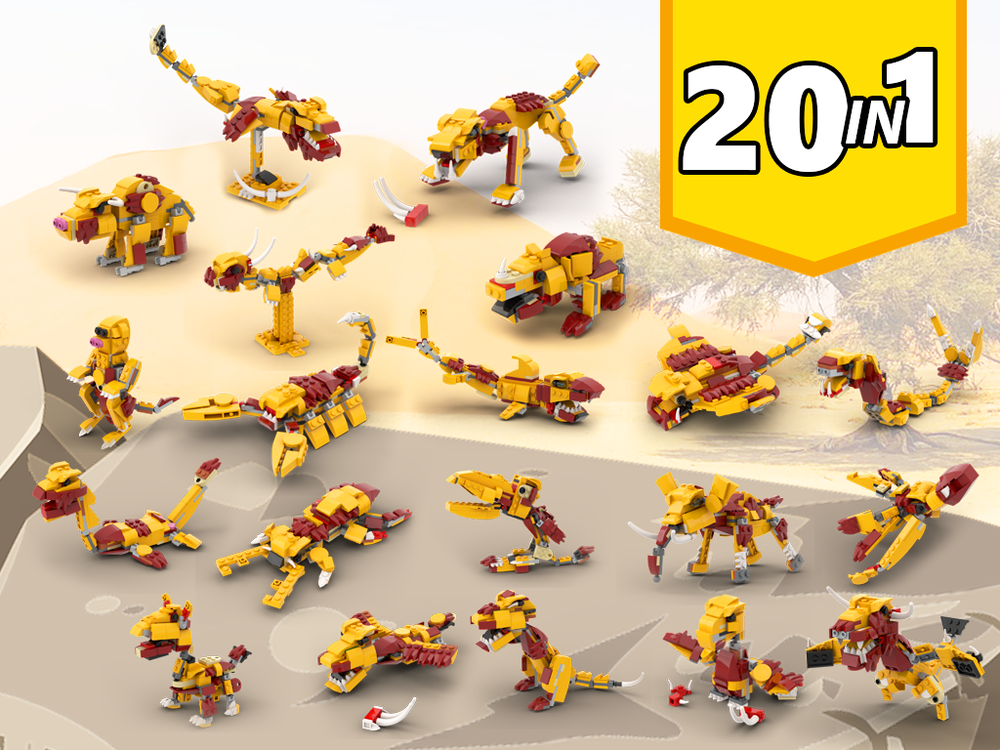 Lego 31112 Alternative Build 20 in 1 | 20 MOCs