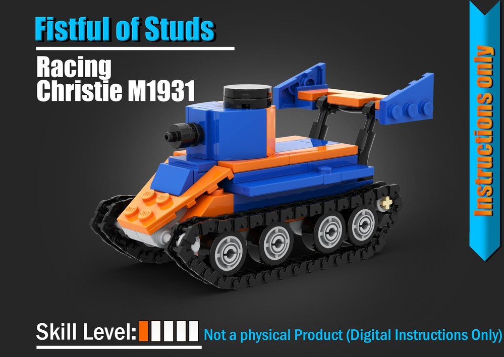 Lego Christie M1931 Tank (Racing Colors)