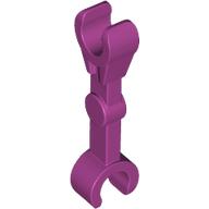 Lego Arm Mechanical Straight (Droid) [2 Clips at 90°] / Magenta