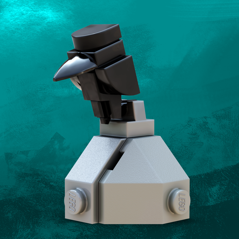 Lego Little crow on a rock