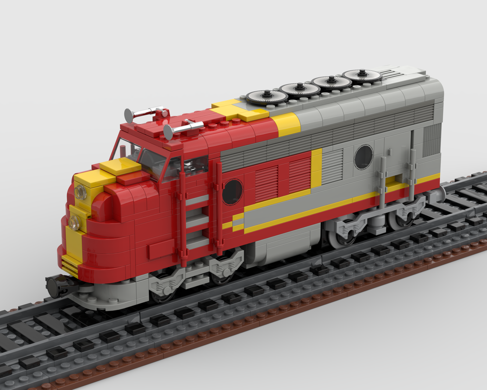 Lego 10020 Santa Fe Powered Up/Power Functions Mod