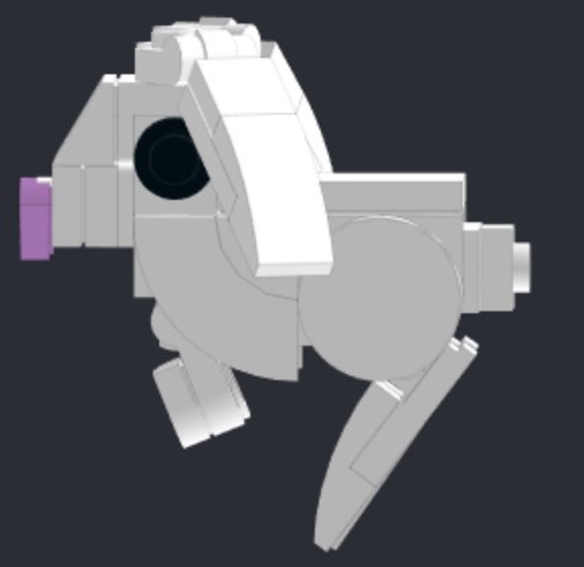 Lego Rounder lop rabbit with longer ears