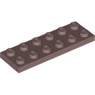 Lego Plate 2 x 6 / Sand Red