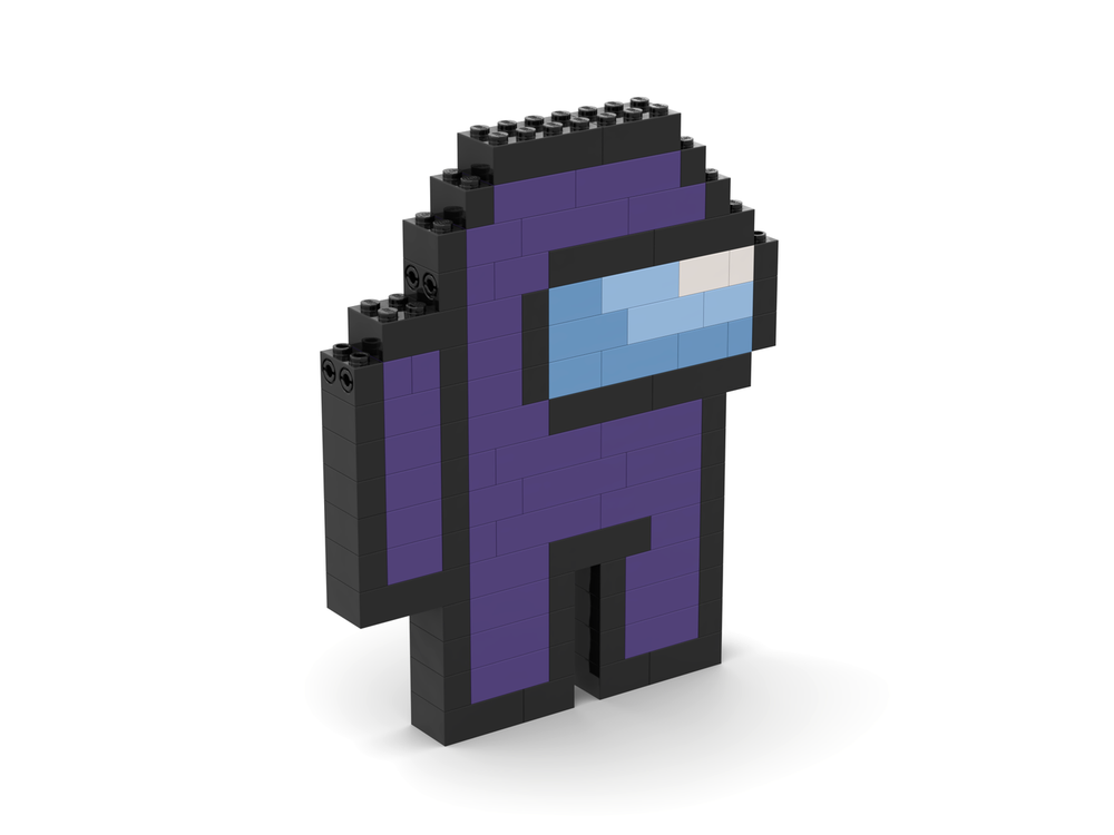 Lego Among Us Purple Crewmate