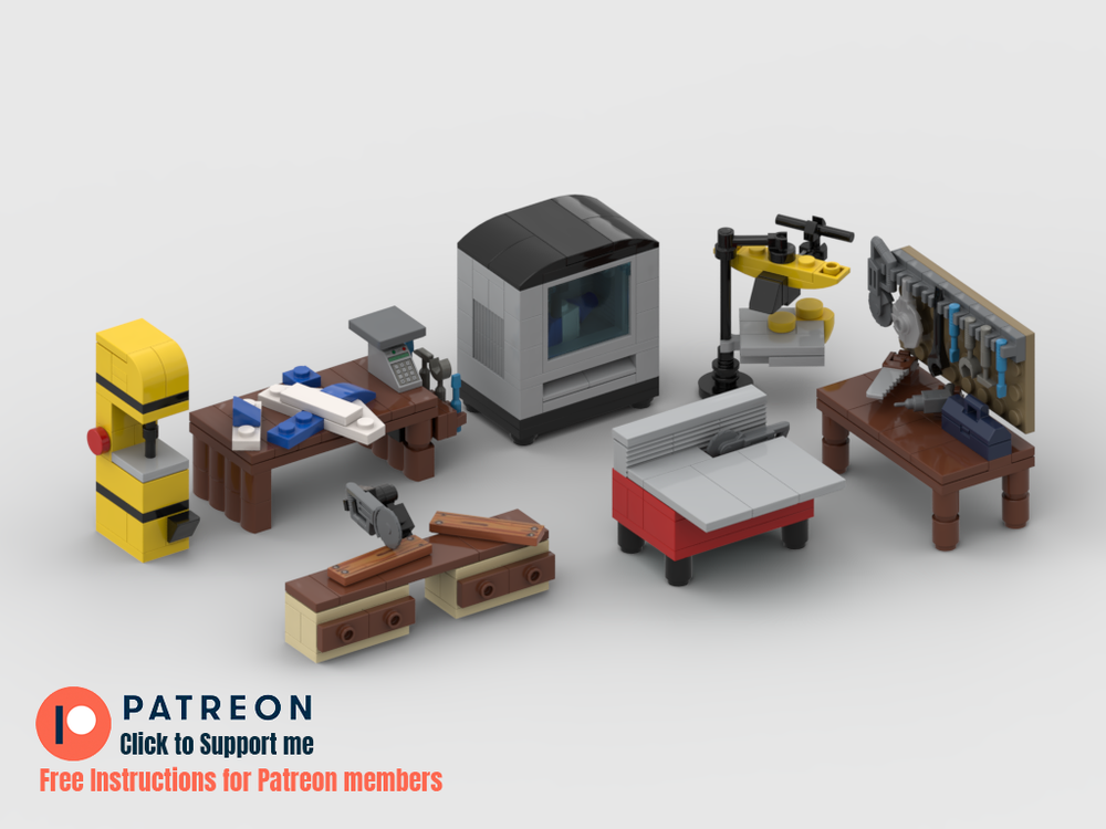Lego Carpentry Equipment
