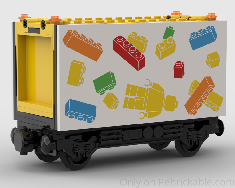 Lego Cargo Train Box Car