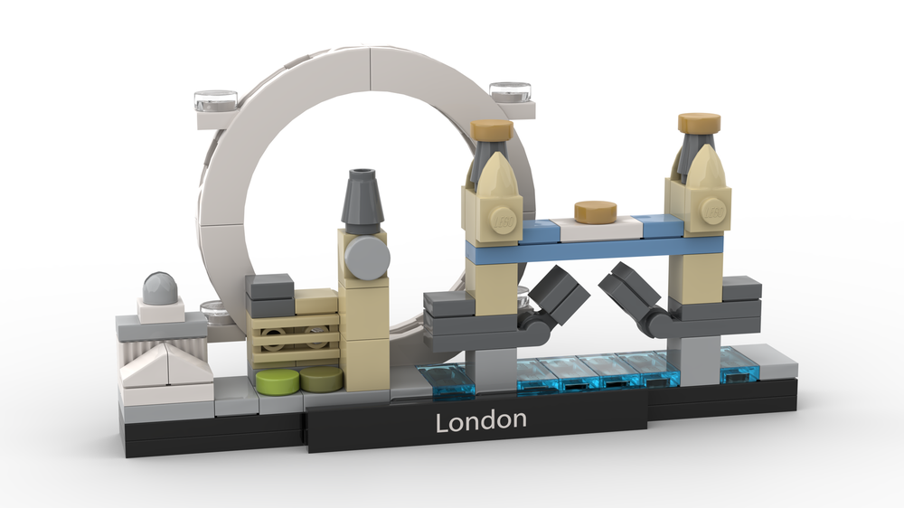 Lego London skyline - the nano version