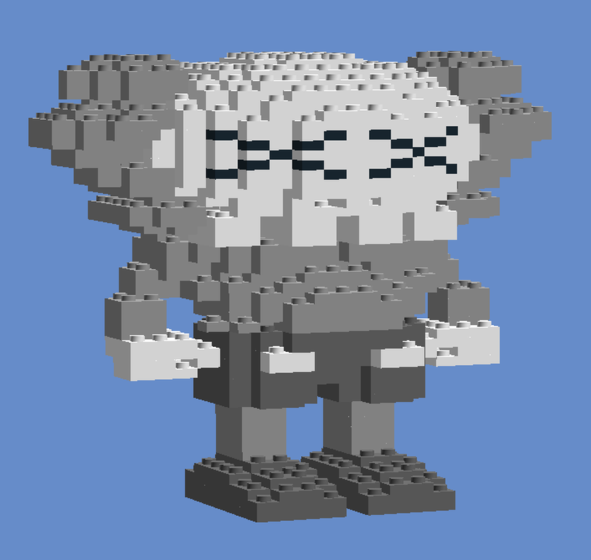 Lego Kaws concept figure