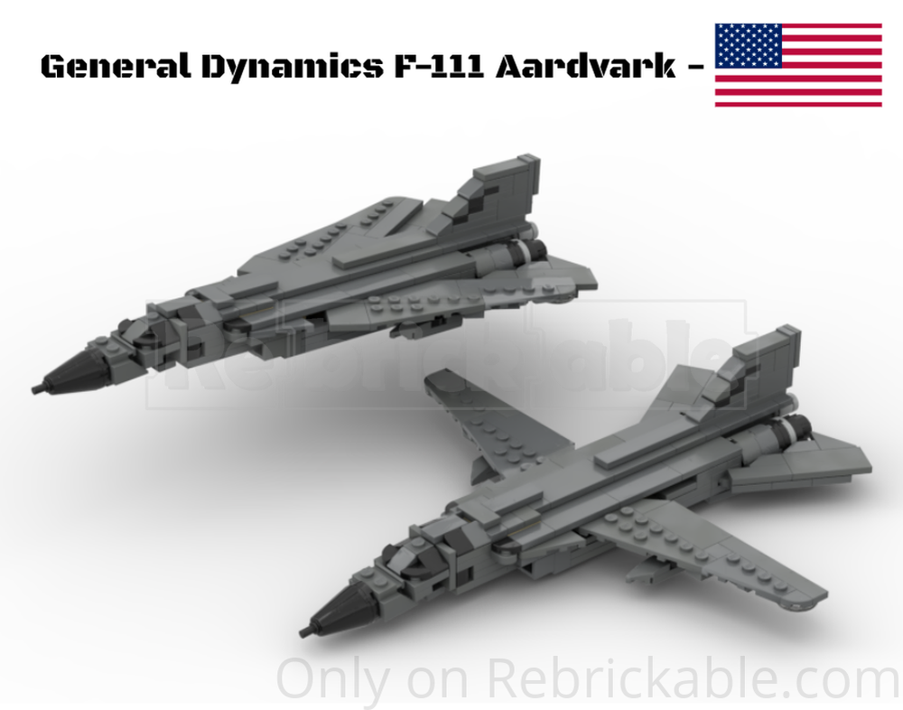 Lego General Dynamics F-111 Aardvark (Glove Pivot Mechanism)