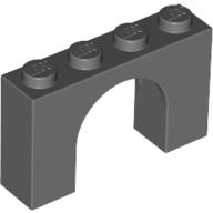 Lego Brick Arch 1 x 4 x 2 / Dark Bluish Gray