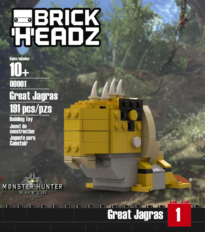 Lego The Great Jagras(monster hunter world)