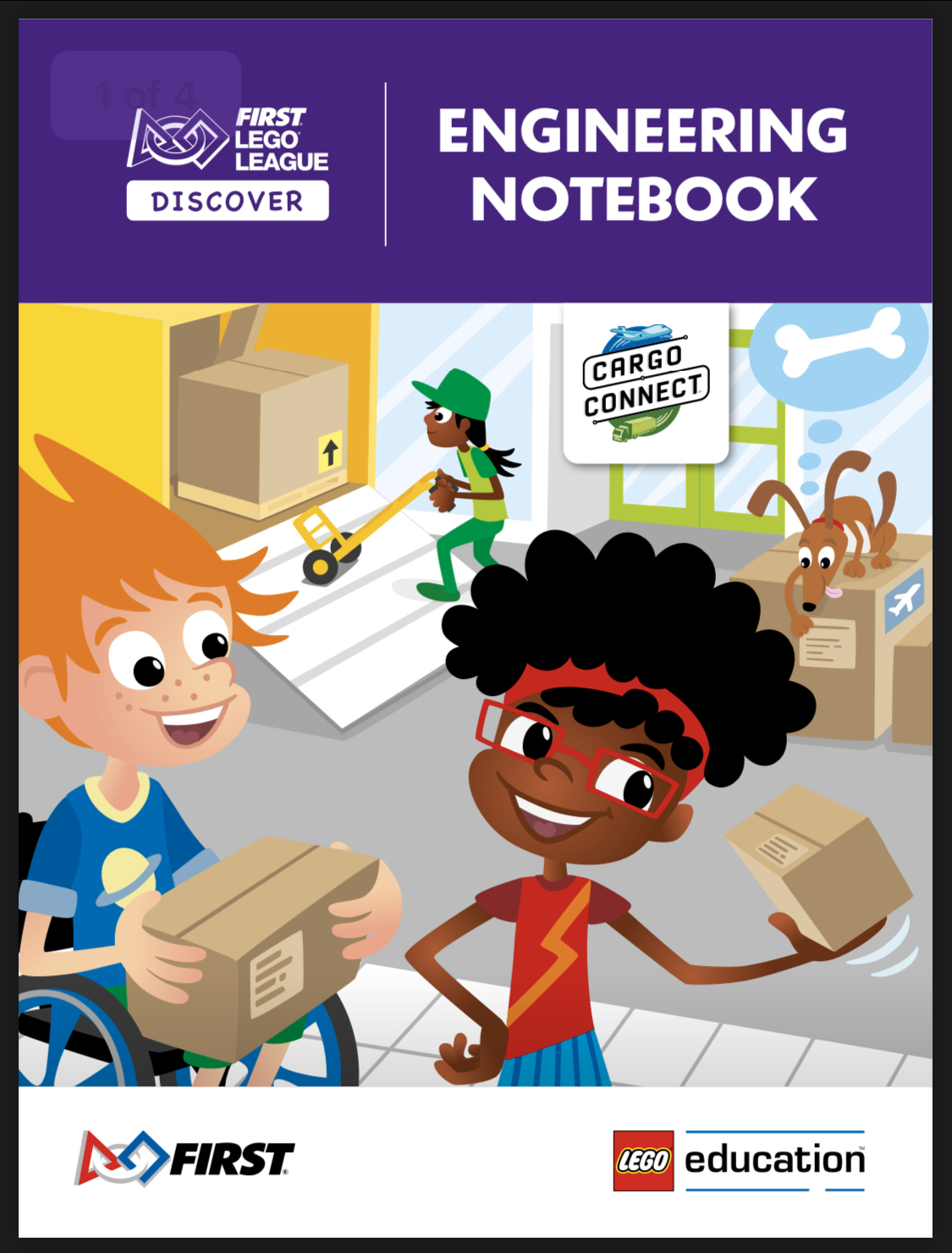 Lego CARGO CONNECT Engineering Notebook (FLL Discover)