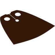 Lego Neckwear Cape, Standard [Spongy Stretchable Fabric] / Reddish Brown