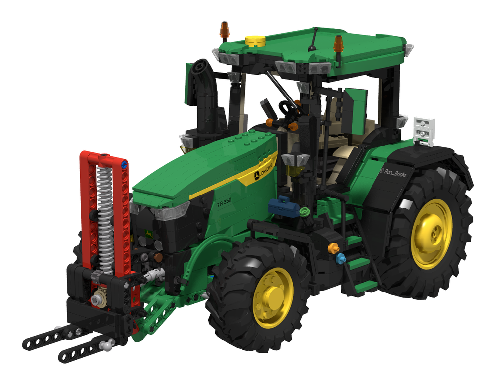Lego Tractor front forklift