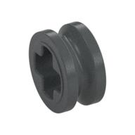 Lego Technic Bush 1/2 Smooth with Axle Hole Semi-Reduced / Dark Bluish Gray