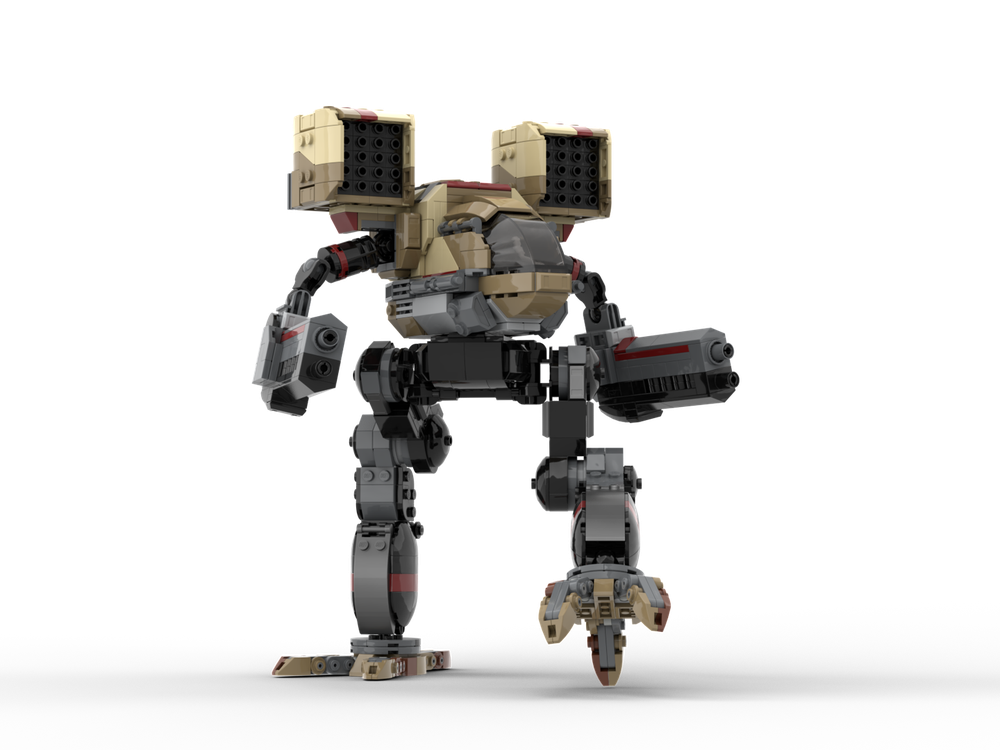 Lego Timberwolf - Clan wolf Battlemech