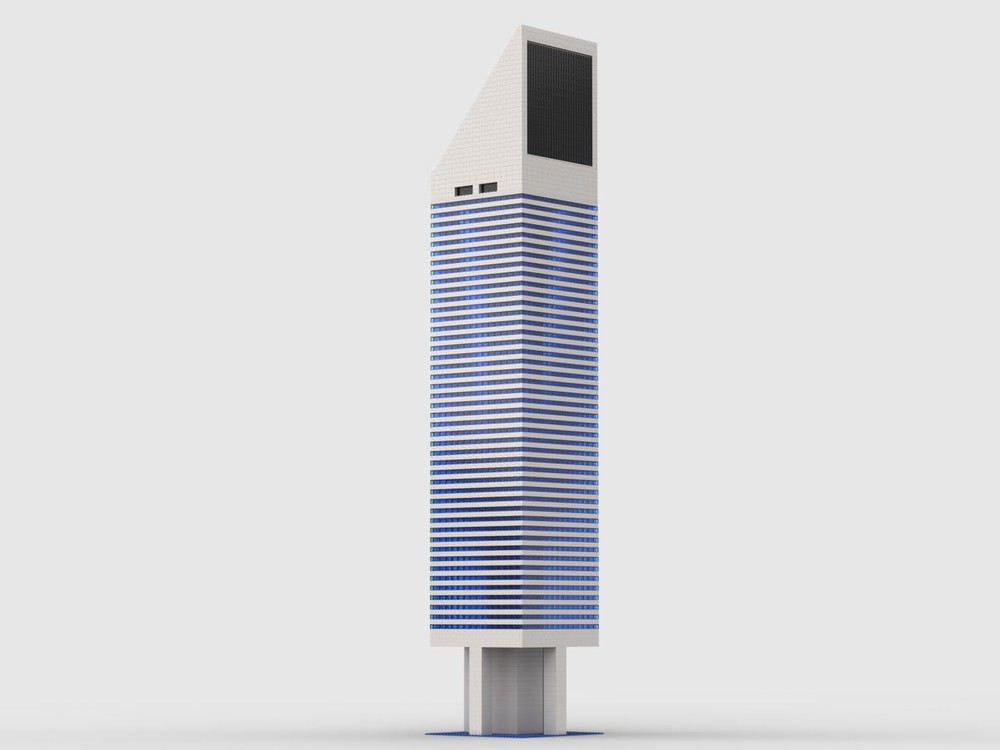 Lego Citigroup Center at 1/200th Scale