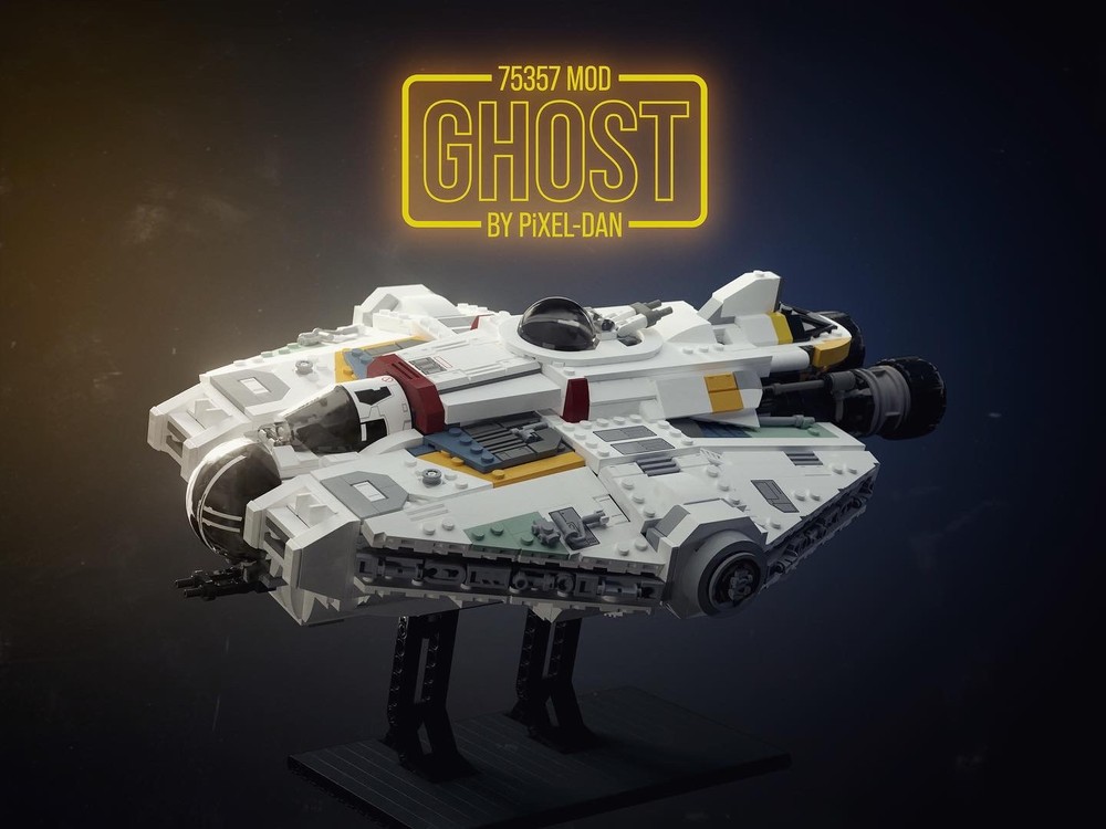Lego PiXEL-DANs - 75357 - Ghost / Phantom 2 Modification - including Display stand