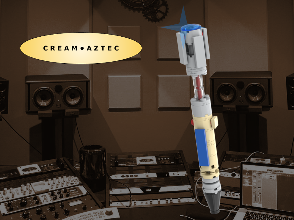 Lego The Ninth Doctor's Cream Aztec Sonic Screwdriver