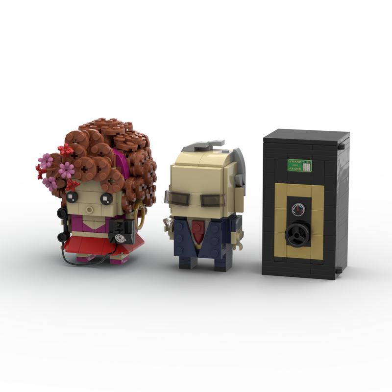 Lego Doris, Wall Enberg and Franz Jäger: Jönssonligan add on characters and safe