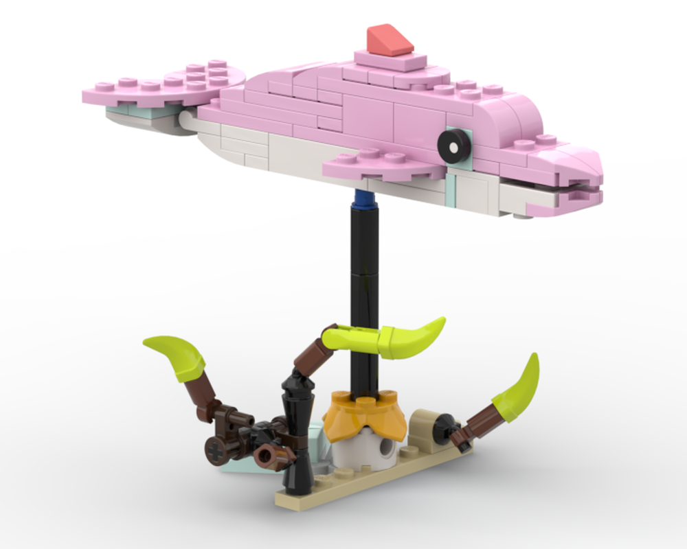 Lego 31170 pink dolphin