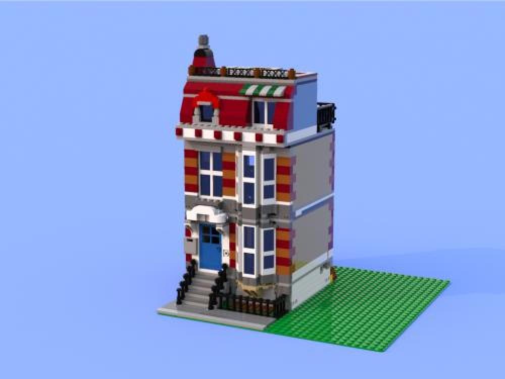 Lego 10218 Pet Shop apartment
