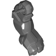 Lego Arm Rock Monster Large, Left / Dark Bluish Gray