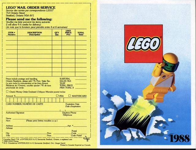 Lego 1988 Small Canadian