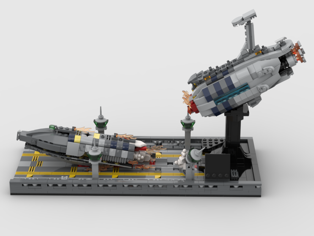 Lego Invincible hand (providence class) landing episode 3