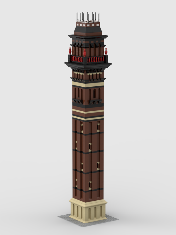 Lego India Mill Chimney in Darwen, Lancashire