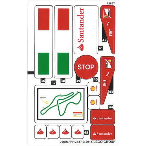 Lego Sticker Sheet 2 for Set 75913-1 / [No Color/Any Color]