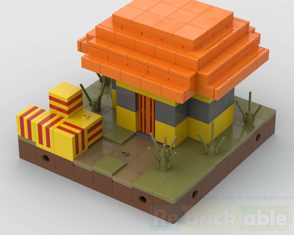 Lego the Savanna_Village part A
