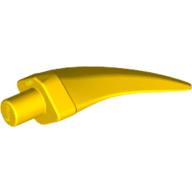 Lego Animal Body Part, Barb / Claw / Tooth / Talon / Horn, Medium / Yellow