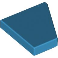 Lego Wedge Tile 2 x 2 Left / Dark Azure