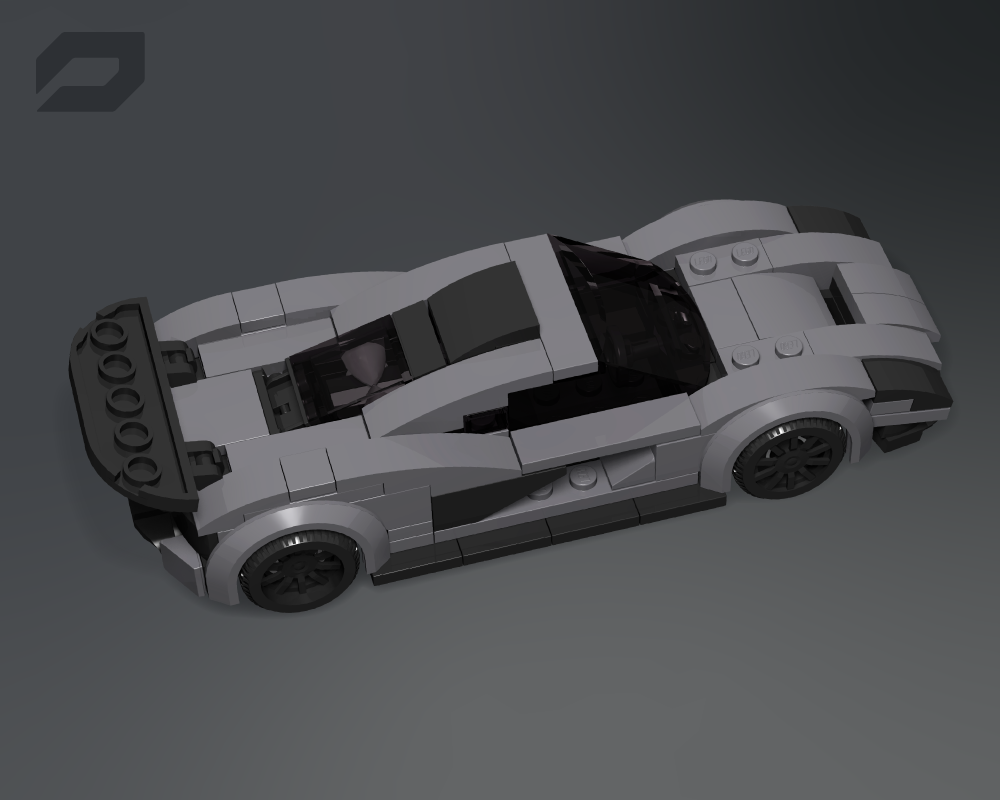 Lego McLaren P1 LM (City Scale) Dark Gray