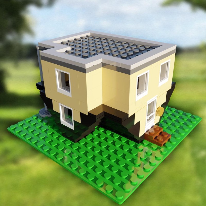 Lego Small Upside-Down House