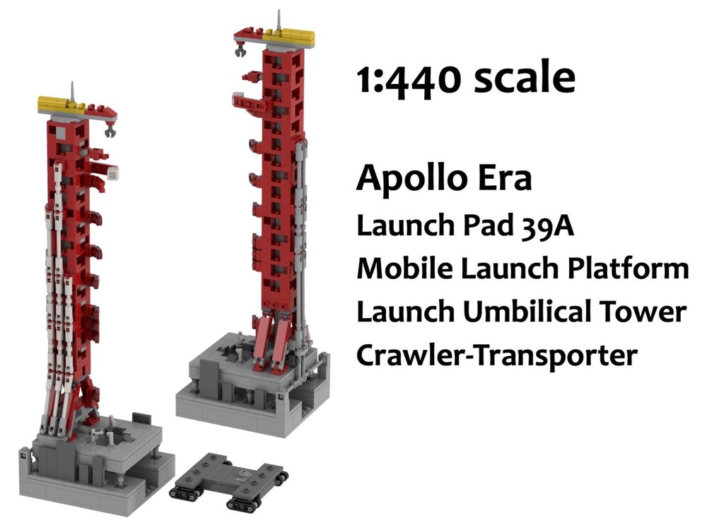 Lego 1:440 Scale Apollo Era Pad 39A