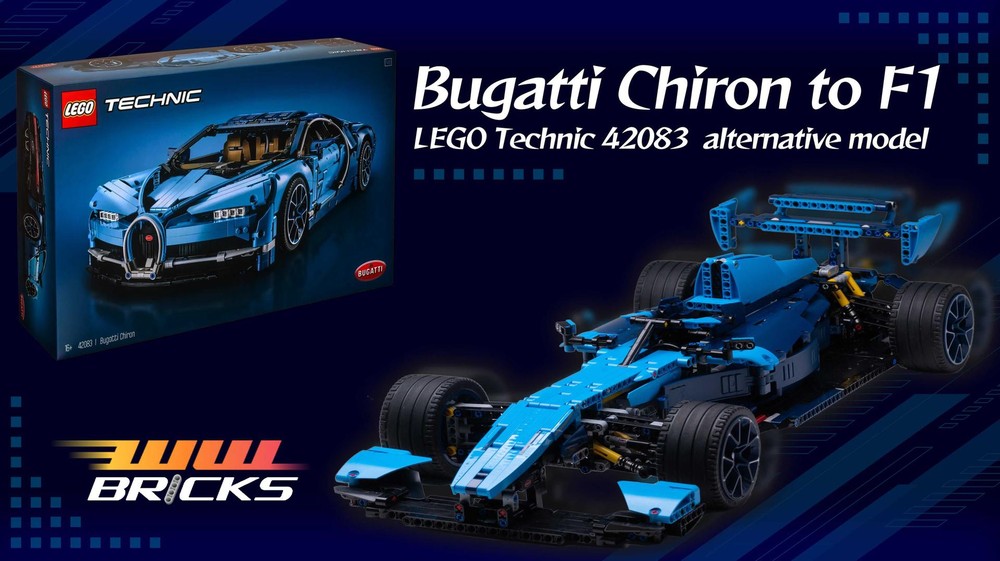 Lego [MOC] LEGO Technic 42083 Bugatti Chiron F1 Car 2022 ver.